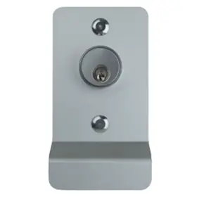 DETEX 03P628 Door Trim Pull Satin Aluminum with Aluminum Stamping for V40 Series Rim and V50 Series Surface Vertical Rod