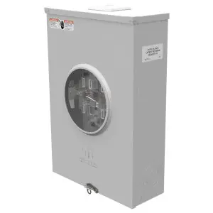 Milbank U4701-XL-BLG Meter Socket Ringless 200 A 600 V 3-Phase Phase 7 Terminal Overhead or Underground NEMA Type 3R