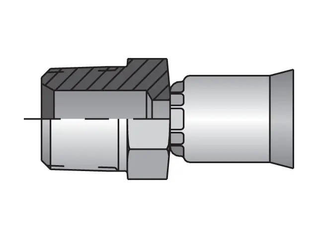 Parker 10191N-8-10 91N Series 10191N Male NPTF Pipe - Rigid - Straight
