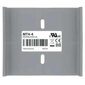 Functional Devices MT4-4 Mounting Snap Track 4 in x 4 in