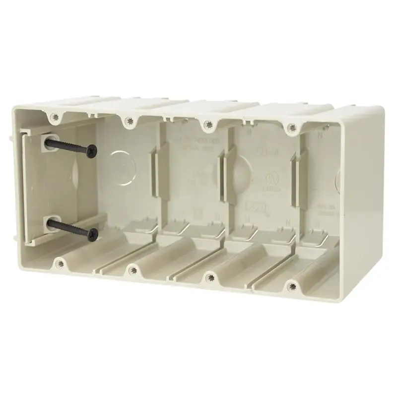 Allied Moulded Products SB-4 Adjustable Electrical Switch Box with 4 Gang