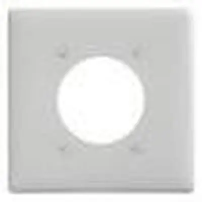Mulberry 86222 MULBERRY 2GANG WHITE SINGLE RECEPTACLE PLATE