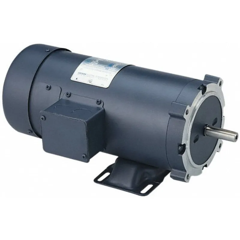 LEESON 098008.00 C-Face SCR Rated DC Motor, 1/2 HP, 1750 rpm, 180 VDC, 56C Frame
