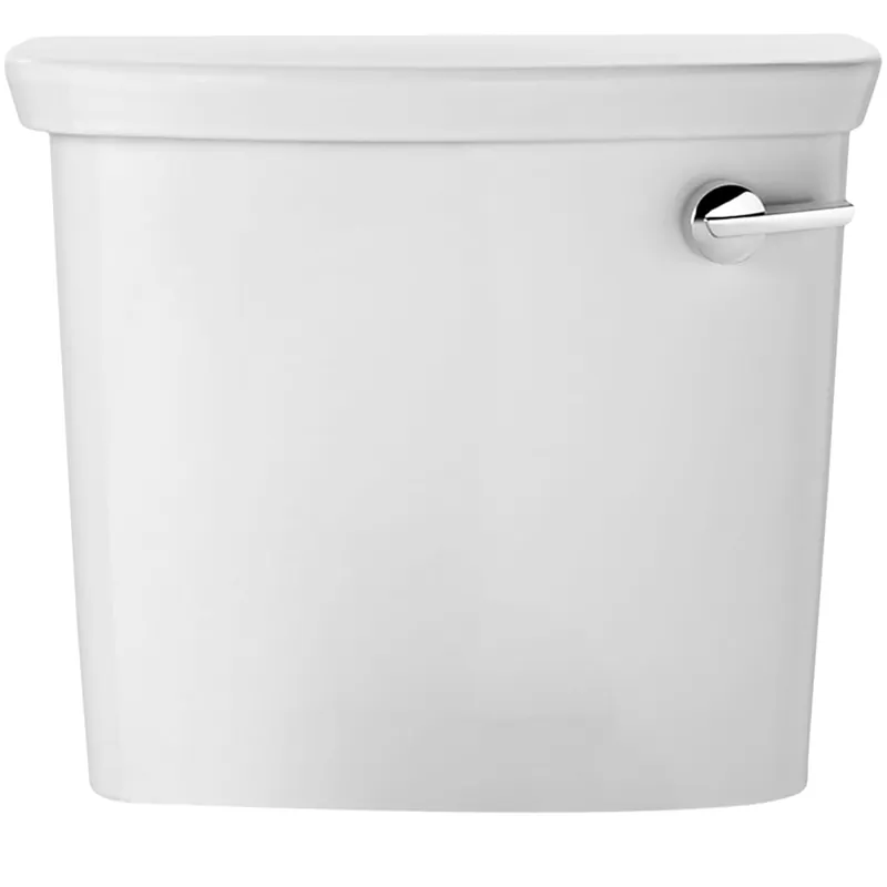 American Standard 4385A105.020 VorMax 1.28 gpf/4.8 Lpf 12 Rough Right-Hand Trip Lever Tank in WHITE