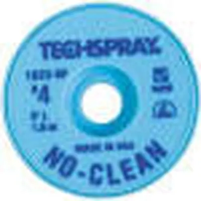 Techspray 1823-5F No-Clean ESD Desoldering Braid, 0.098 x 5 ft, 25/Case