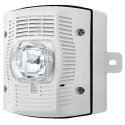 System Sensor SPSWK-P Speaker Strobe Standard-Candela Outdoor Wall Mount with Backbox
