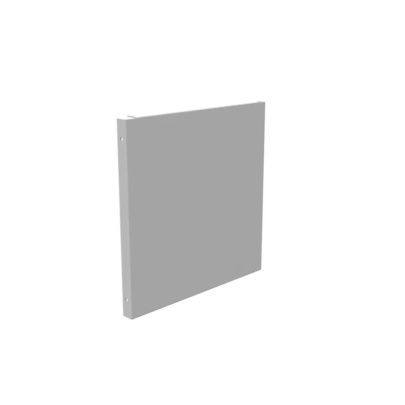 Milbank 1010GE-NK Wireway End Type 1 10x10 Screw Cover ANSI 61 Gray Steel No Knockouts