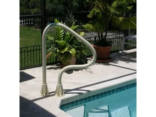 Saftron P-326-RTD-GG Return to Deck Mounted 3-Bend Handrail