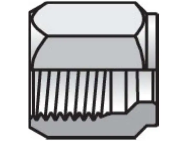Parker 4BU-S Ferulok Nut, Ferrule, Locknut BU