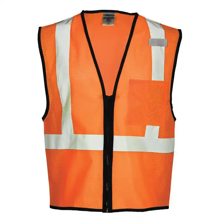 Kishigo 1520-2X-3X Kishigo 2XL/3XL Orange CL2 Zipper Economy Series Vest