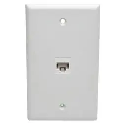 TRIPP LITE N235-001-WH Cat6 Straight-Through Modular In-Line Snap-In Coupler (RJ45 F/F), White, TAA