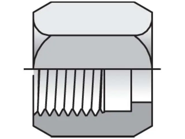 Parker 5BTX-B Triple-Lok 37 Degree Nut, Sleeve, Locknut BTX
