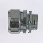 Steel City HC-401 1/2 Inch Steel Compression Connector for Use with Rigid Conduit