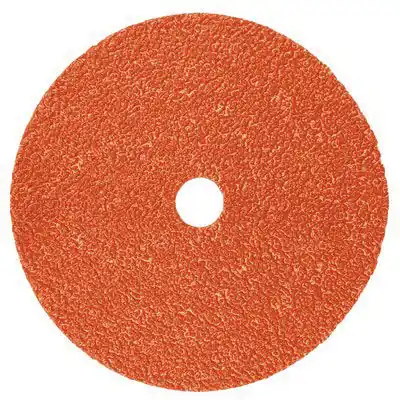 3M 7100099261 Close Coated Fibre Disc, 5 in Dia Disc, 120+ Grit, Ceramic Abrasive, Quick-Change Type TN Attachment