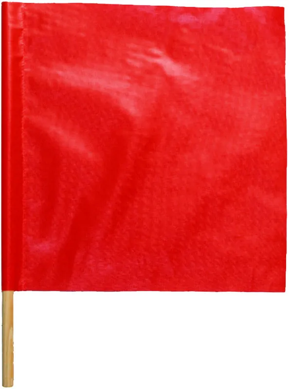 Kishigo 1600 18 Red Orange Safety Flag with 24 Handle