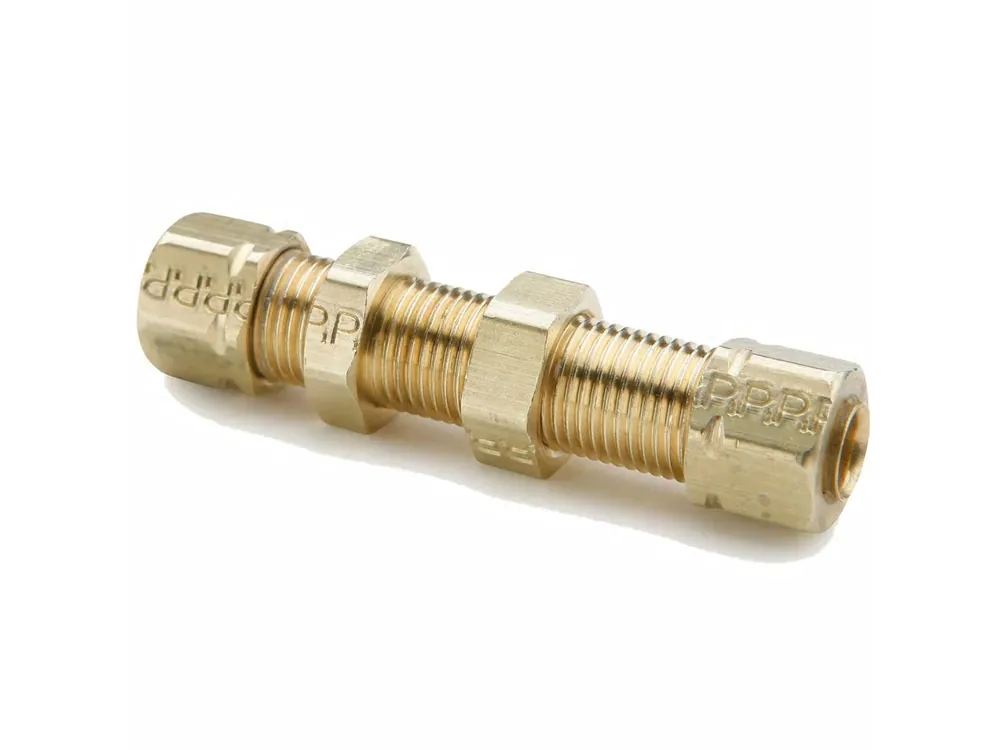 Parker 62CABH-4 Compress-Align 62CABH Tube to Tube Union Bulkhead