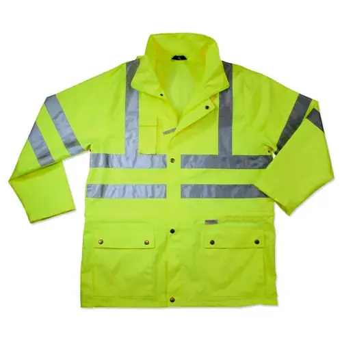 Ergodyne 24329 GloWear 8365 Class 3 Rain Jacket Lime 5XL