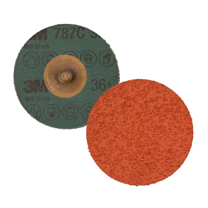 3M 7100100980 Roloc Fibre Disc 787C 36+ 4 in TR