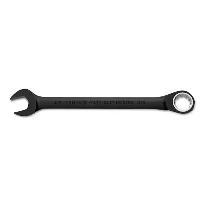 Proto JSCR24 Black Chrome Combination Non-Reversible Ratcheting Wrench 3/4 - S