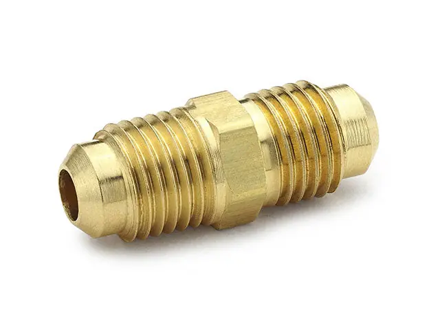 Parker 42F-8 Union 42F Brass Flare Fitting 45 Degree Flare to Flare