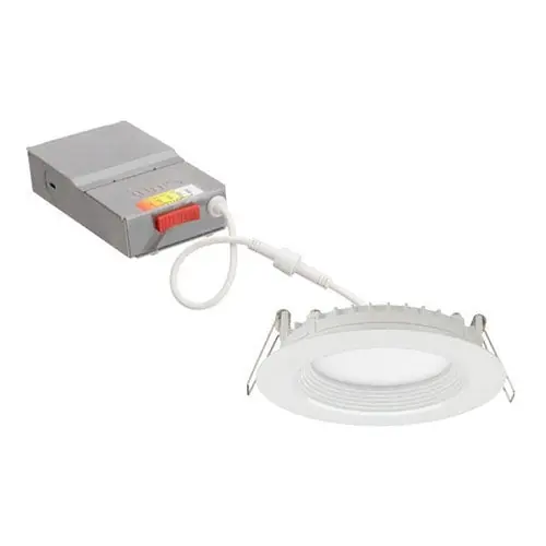 Lithonia Lighting WF6-REG-SWW5-90CRI-MW Dimmable 6-Inch Baffle LED Regressed Switchable Downlight 120 Volt 13 Watt 2700K/3000K/3500K/4000K/5000K