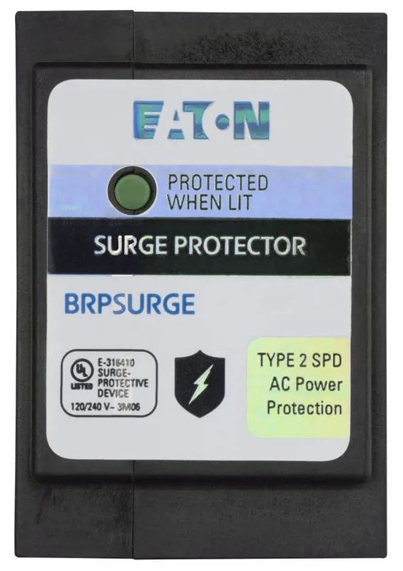 Eaton BRPSURGE Circuit Breaker Surge Protective Device, Two Pole, Plug-On Neutral Surge Protective Device