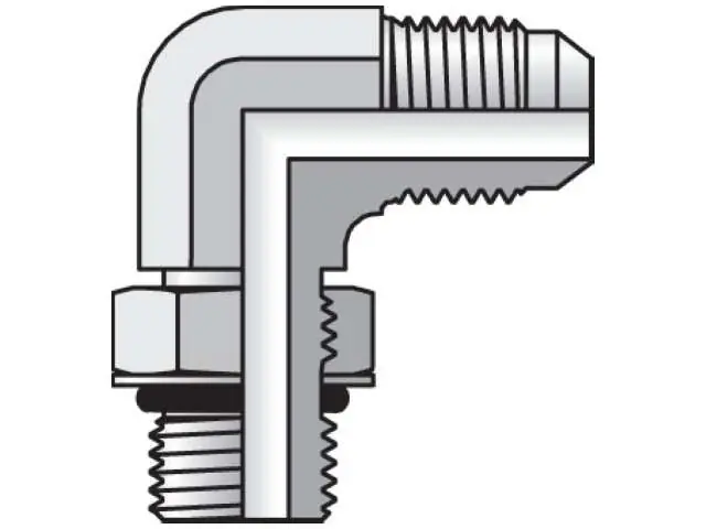 Parker 2C5OX-S Triple-Lok 37 Degree 90 Degree Elbow C5OX