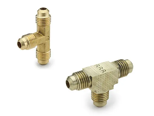 Parker 144F-6-6-4 Union Tee 45 Degree Flare (3/8 Inch / 1/4 Inch) Replacement MPN