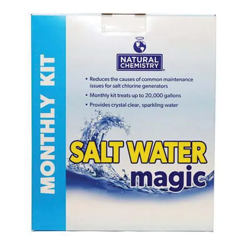 Natural Chemistry 17404NCM Salt Water Magic Monthly Kit 1 L Bottle 4/Case