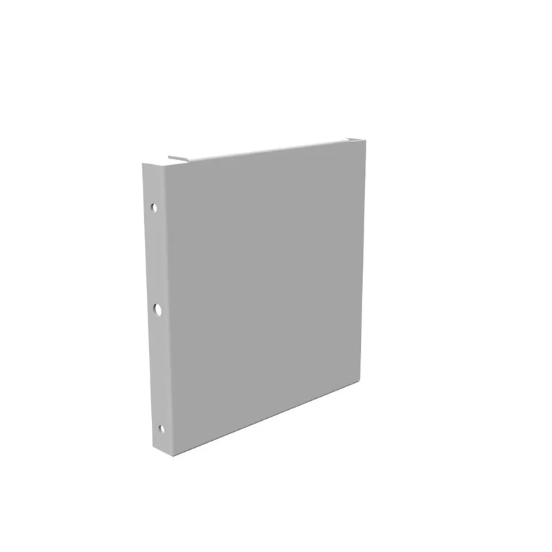 Milbank 66GE-NK Wireway End Type 1 6x6 Screw Cover ANSI 61 Gray Steel No Knockouts