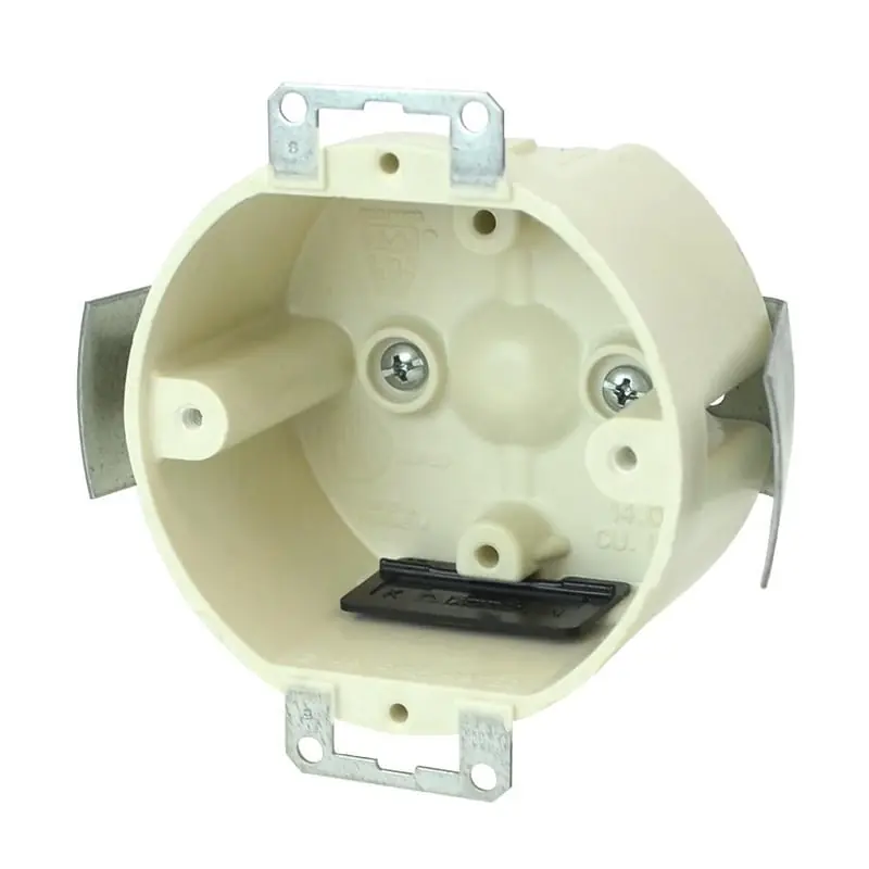 Allied Moulded Products 9338-ESK 3 1/2IN Round Fixture Support Box, Old Work
