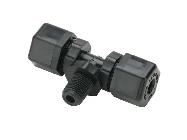 Parker P4MT2 Fast & Tite MT Male Branch Tee 1/4 Inch 1/8 NPT
