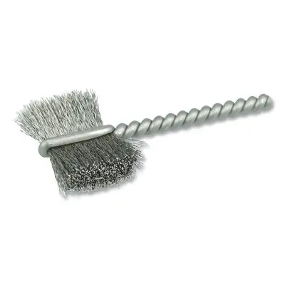 Weiler 21057 Power Tube Brush 7/8 in Diameter 2-1/4 in Overall Length Stainless Steel