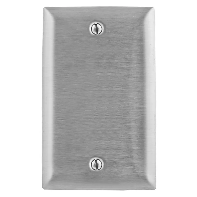 Hubbell Wiring Device-Kellems SS13 HWD Wiring Device-Kellems Standard Blank Wall Plate 1 Gang
