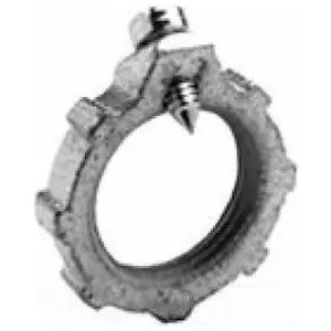 Bridgeport Fittings 122-S Vibration and Bonding Locknut Zinc Plated Steel Rigid/IMC Conduit 3/4 in.