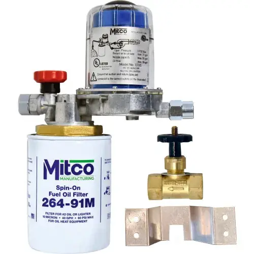 Mitco P131-54M Smart-Flo+ Oil De-Aerator, 1/4 NPT, 2 Floats, UL listed and B20 compatible
