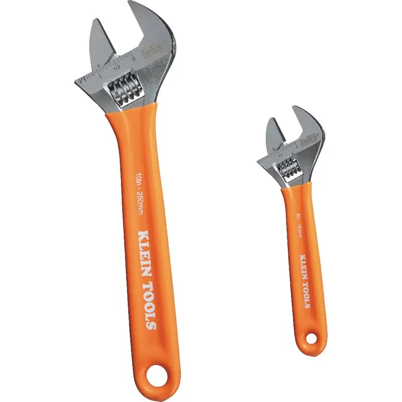 Klein D5072 Extra-Capacity Adjustable Wrenches 2-Piece