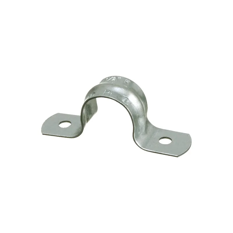 Arlington 353 1-1/4 2-Hole Rigid Strap Snap On Type Plated Steel