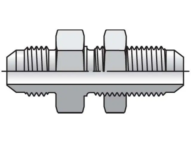 Parker 4WTX-WLN-S Triple-Lok 37 Degree Straight WTX