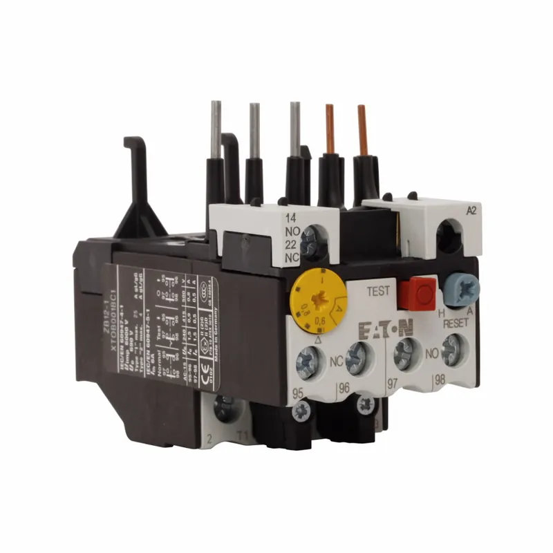 Eaton XTOB001BC1 Eaton XT IEC Bimetallic Overload Relay 0.6-1A 45 mm Frame Size N/A