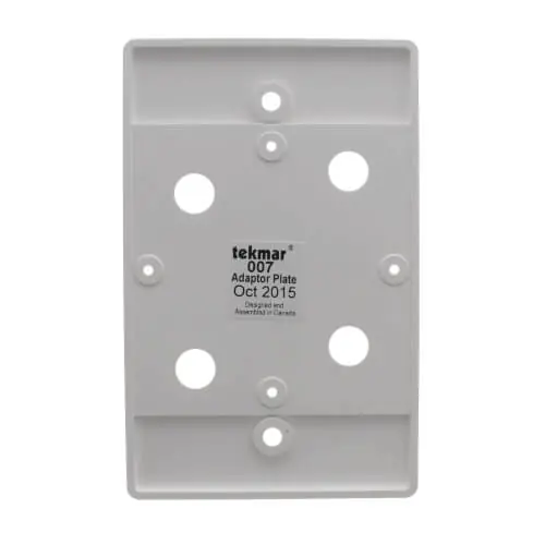 Tekmar Controls 007 Adaptor Plate - for Enclosure G & J