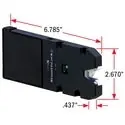 TIMBERLINE RL-110 Electronic Cabinet Lock Receiver Latch Kit With Receiver Latch Strike Plate Installation Tool Mounting Screw