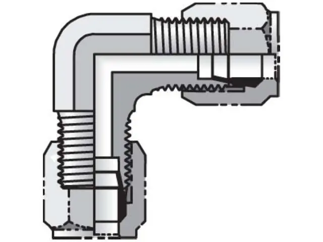 Parker 8EBU-S Ferulok 90 Degree Elbow EBU