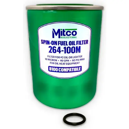 Mitco 264-100M Spin-On Oil Filter Replacement Element Only Pkg Qty 12