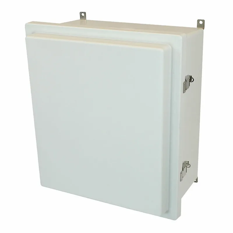 Allied Moulded Products AM1868RL Enclosure Fiberglass Hinged Cover 18.40 x 16.40 x 8.13 in.
