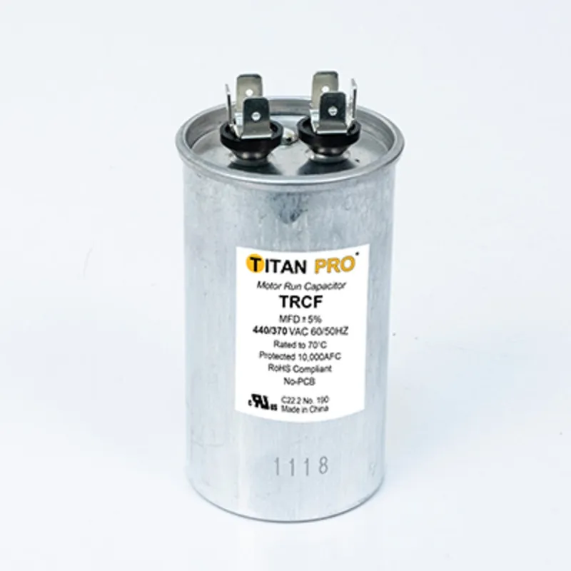 Diversitech TRCF35 Run Capacitor, 35 mfd 440/370V Single Round Titan Pro