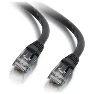 QUIKTRON 576-135-005 CBL ASSY 24-4PR STRANDED CAT6 CM RJ45/RJ45 5FT W/BOOT BLACK VALUE SERIES