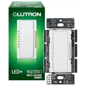 Maestro MACL-153M-WH dimmer 120VAC 1 WHT 150/600W