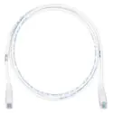 Belden C501109025 Cat 5e Mod Patch Cord, Bonded-Pair, 4-Pair, 24 AWG Solid, CMR, T568A/B, White, 25ft