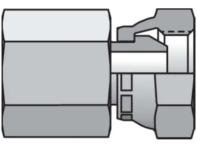 Parker 0207-8-8 Pipe Swivel Straight 0207